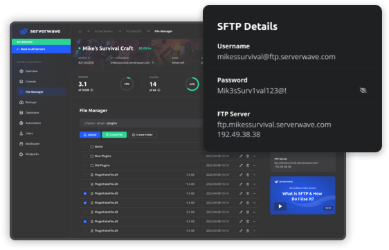 File manager screenshot